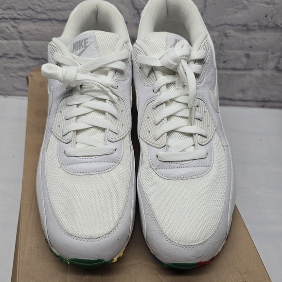 2008 Nike Air Max 90 325018 111 NSW Olympic White Men's Size 14 - Picture 3 of 11